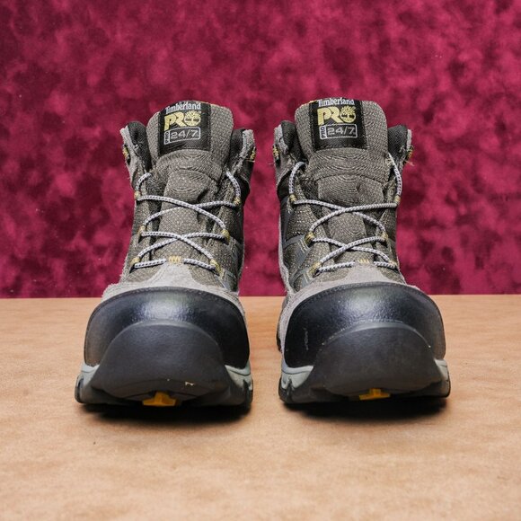 Timberland Pro Women Rockscape Grey Suede Safety Toe Hiker Work Boots sz 8 - Picture 3 of 8